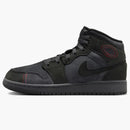 Jordan 1 Mid Se Craft Dark Smoke Red (gs)