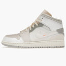 Jordan 1 Mid Se Craft Inside Out White Grey (gs)