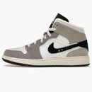Jordan 1 Mid Se Craft White Cement Grey Black (gs)