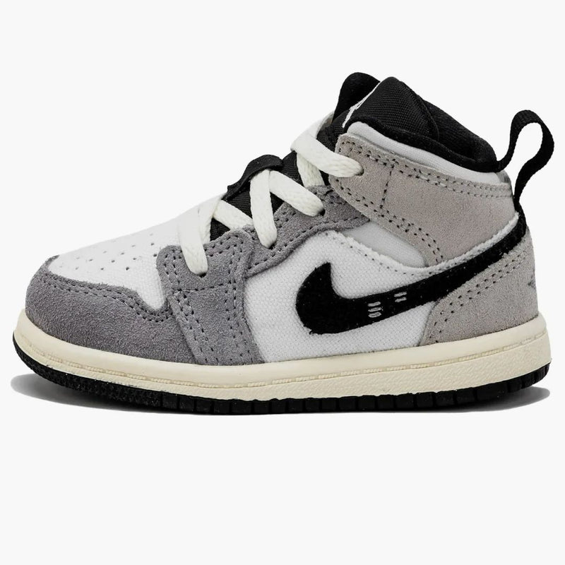 Jordan 1 Mid Se Craft White Cement Grey Black (td)