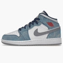 Jordan 1 Mid Se French Blue Light Steel (gs)