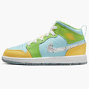 Jordan 1 Mid Se Glacier Ice Citron Pulse Action Green White (ps)