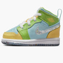 Jordan 1 Mid Se Glacier Ice Citron Pulse Action Green White (td)