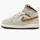 Jordan 1 Mid Se Light Orewood Brown White Light British Tan Metallic Gold (td)