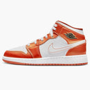 Jordan 1 Mid Se Metallic Electro Orange (ps)