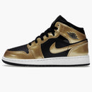 Jordan 1 Mid Se Metallic Gold Black (gs)