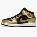 Jordan 1 Mid Se Metallic Gold Black (ps)