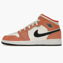 Jordan 1 Mid Se Orange Suede (gs)