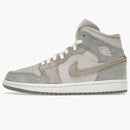 Jordan 1 Mid Se Particle Grey (women's)