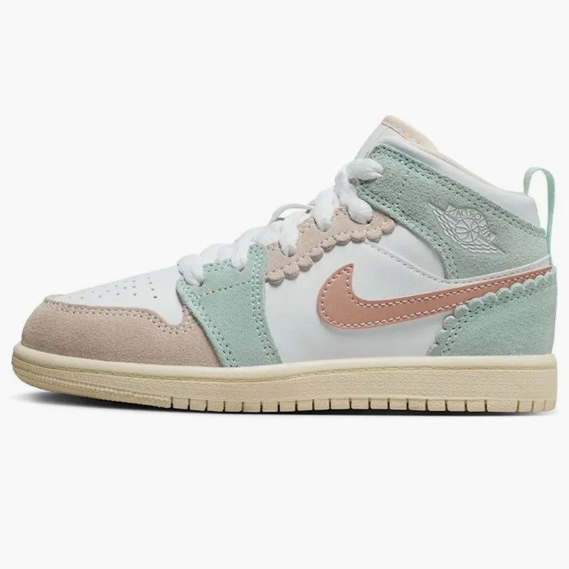 Jordan 1 Mid Se Pink Oxford (ps)