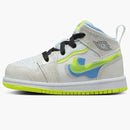 Jordan 1 Mid Se Platinum Tint Blue Tint University Blue Volt (td)