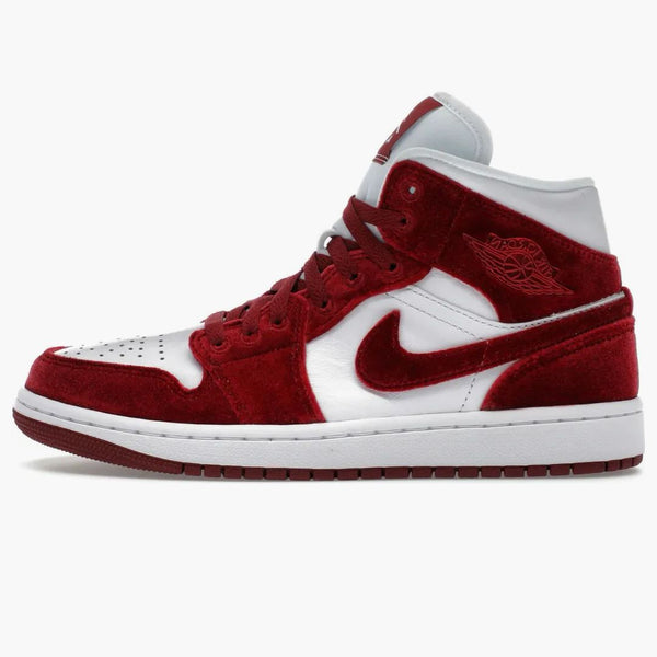 Jordan 1 Mid Se Red Velvet (women's)