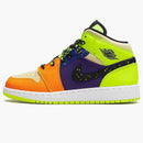 Jordan 1 Mid Se Volt Vivid Orange (gs)