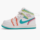 Jordan 1 Mid Se Washed Teal Rush Pink (td)