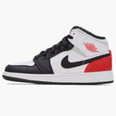 Jordan 1 Mid Se White Black Red Spruce (gs)