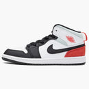 Jordan 1 Mid Se White Black Red Spruce (ps)