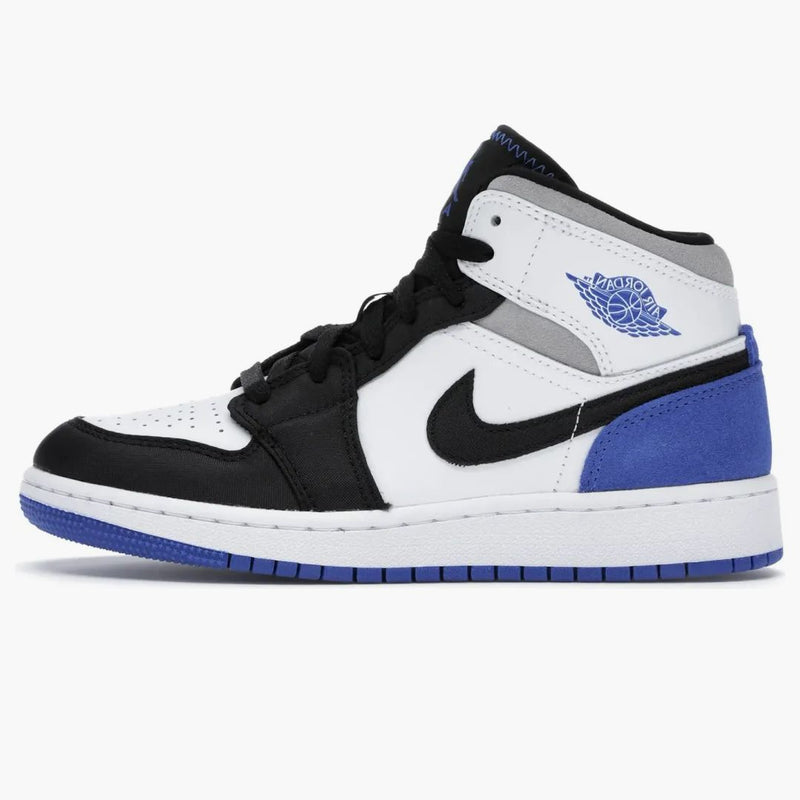 Jordan 1 Mid Se White Black Royal (gs)