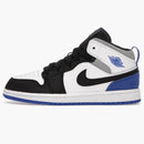 Jordan 1 Mid Se White Black Royal (ps)