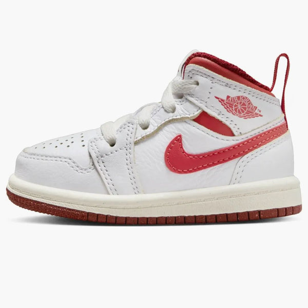 Jordan 1 Mid Se White Dune Red Sail Lobster (td)