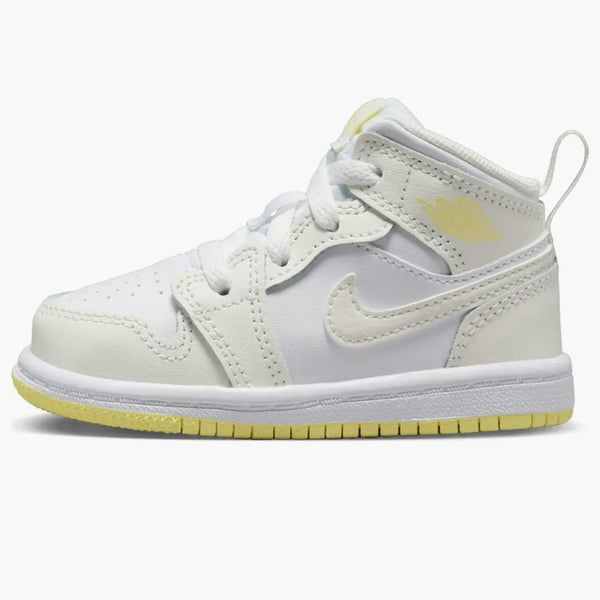 Jordan 1 Mid Sail White Light Laser Orange (td)