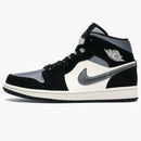 Jordan 1 Mid Satin Grey Toe