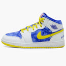 Jordan 1 Mid Sneaker School Be Tall In Your Thinking (gs)