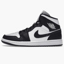 Jordan 1 Mid Split Black White (women's)