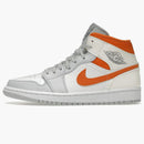 Jordan 1 Mid Starfish Pure Platinum