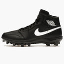 Jordan 1 Mid Td Cleat Black White