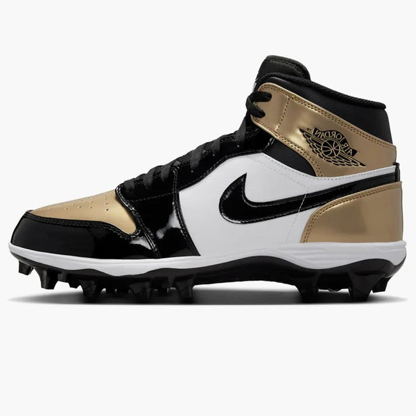 Jordan 1 Mid TD Cleat Gold Toe