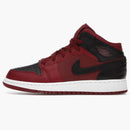 Jordan 1 Mid Team Red Black White (gs)