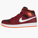 Jordan 1 Mid Team Red Electric Orange