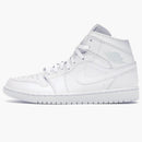 Jordan 1 Mid Triple White (2018)
