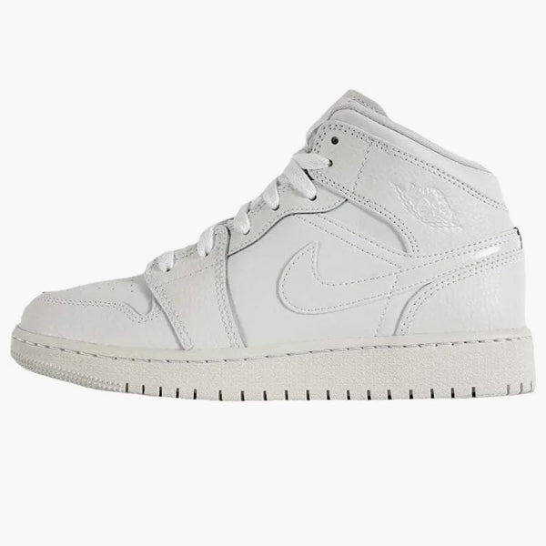 Jordan 1 Mid Triple White (2020) (gs)
