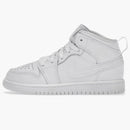 Jordan 1 Mid Triple White (2021) (ps)