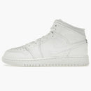 Jordan 1 Mid Triple White (2023) (gs)