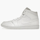 Jordan 1 Mid Triple White 2.0 (2020)