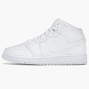 Jordan 1 Mid Triple White (gs)