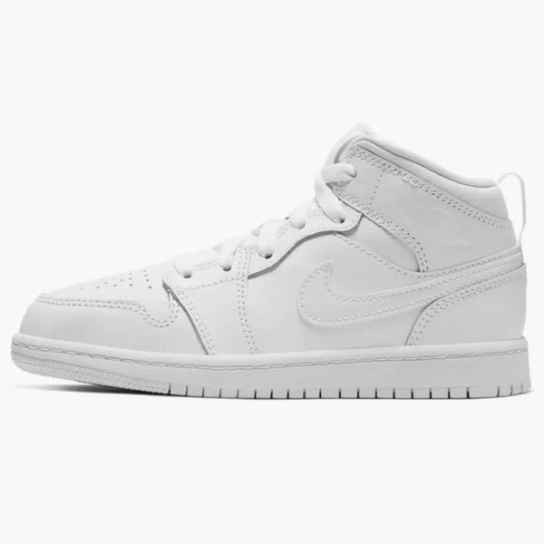 Jordan 1 Mid Triple White (2020) (ps)