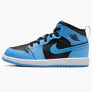 Jordan 1 Mid University Blue Black (ps)