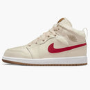 Jordan 1 Mid Utility Fleece Pearl White (ps)