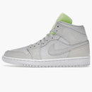 Jordan 1 Mid Vast Grey Ghost Green (women's)