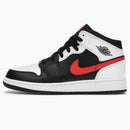 Jordan 1 Mid White Black Chile Red (gs)