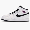 Jordan 1 Mid White Black Fuchsia Blast (gs)