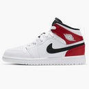 Jordan 1 Mid White Black Gym Red (ps)