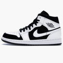 Jordan 1 Mid White Black