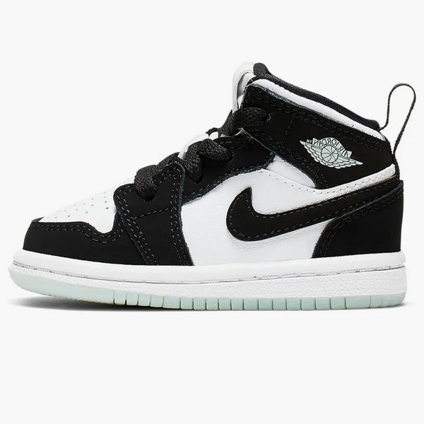 Jordan 1 Mid White Black Teal Tint (td)