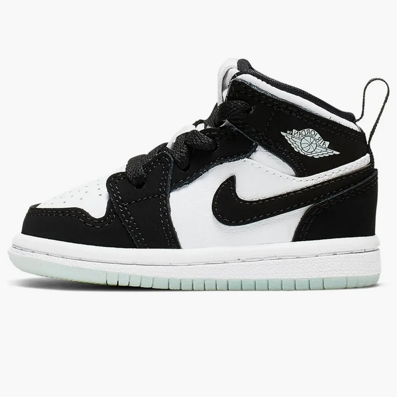 Jordan 1 Mid White Black Teal Tint (td)