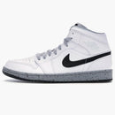 Jordan 1 Mid White Cement