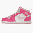 Jordan 1 Mid White Fierce Pink (ps)